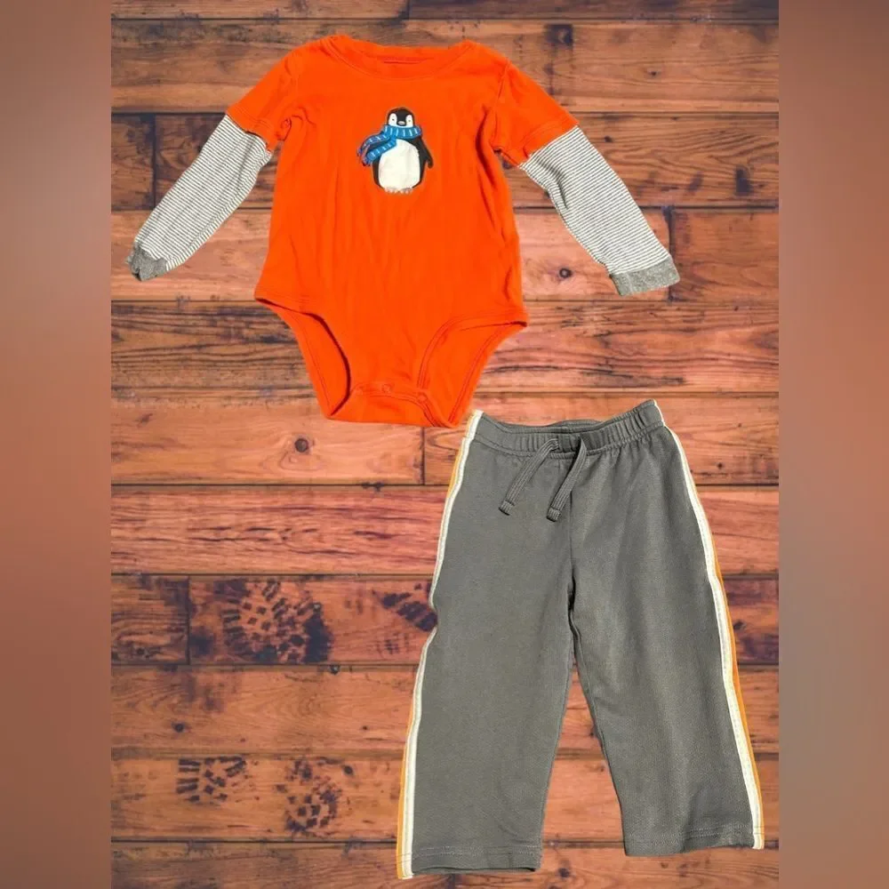 5 for $25🔥24M Jumping Beans/‎ Carter's Matching Shirt and Pants
